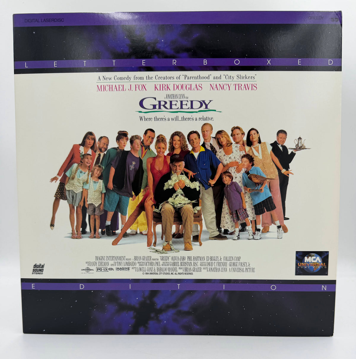 Greedy (1994) Letterboxed Edition – LaserDisc - EX