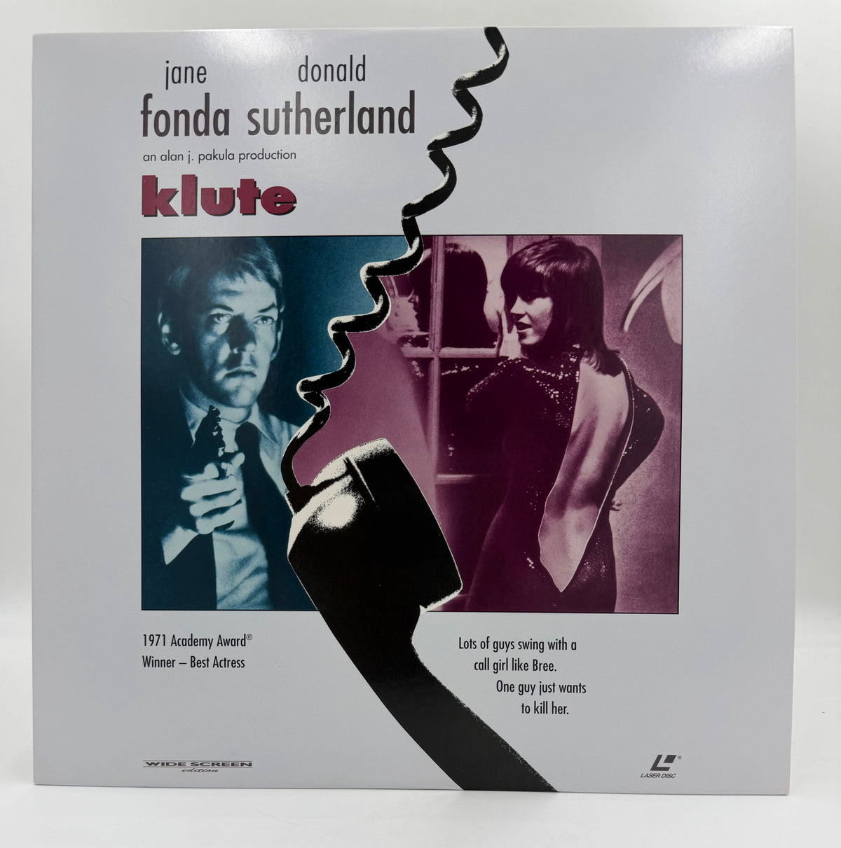 Klute (1971 / 1994) Wide Screen Edition – LaserDisc - EX