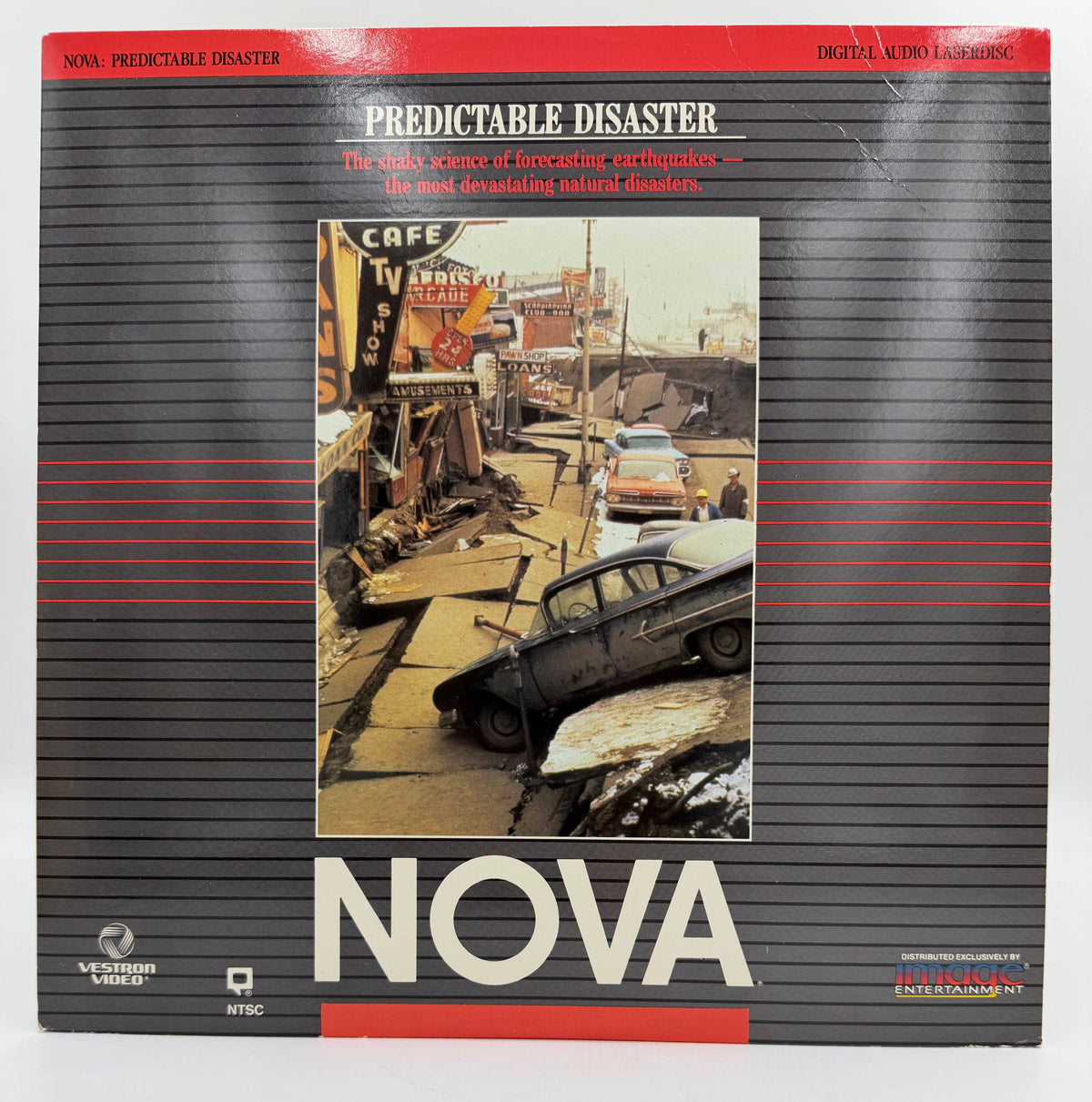 NOVA: Predictable Disaster (1988 / 1991) Single-Sided Edition – LaserDisc - VG