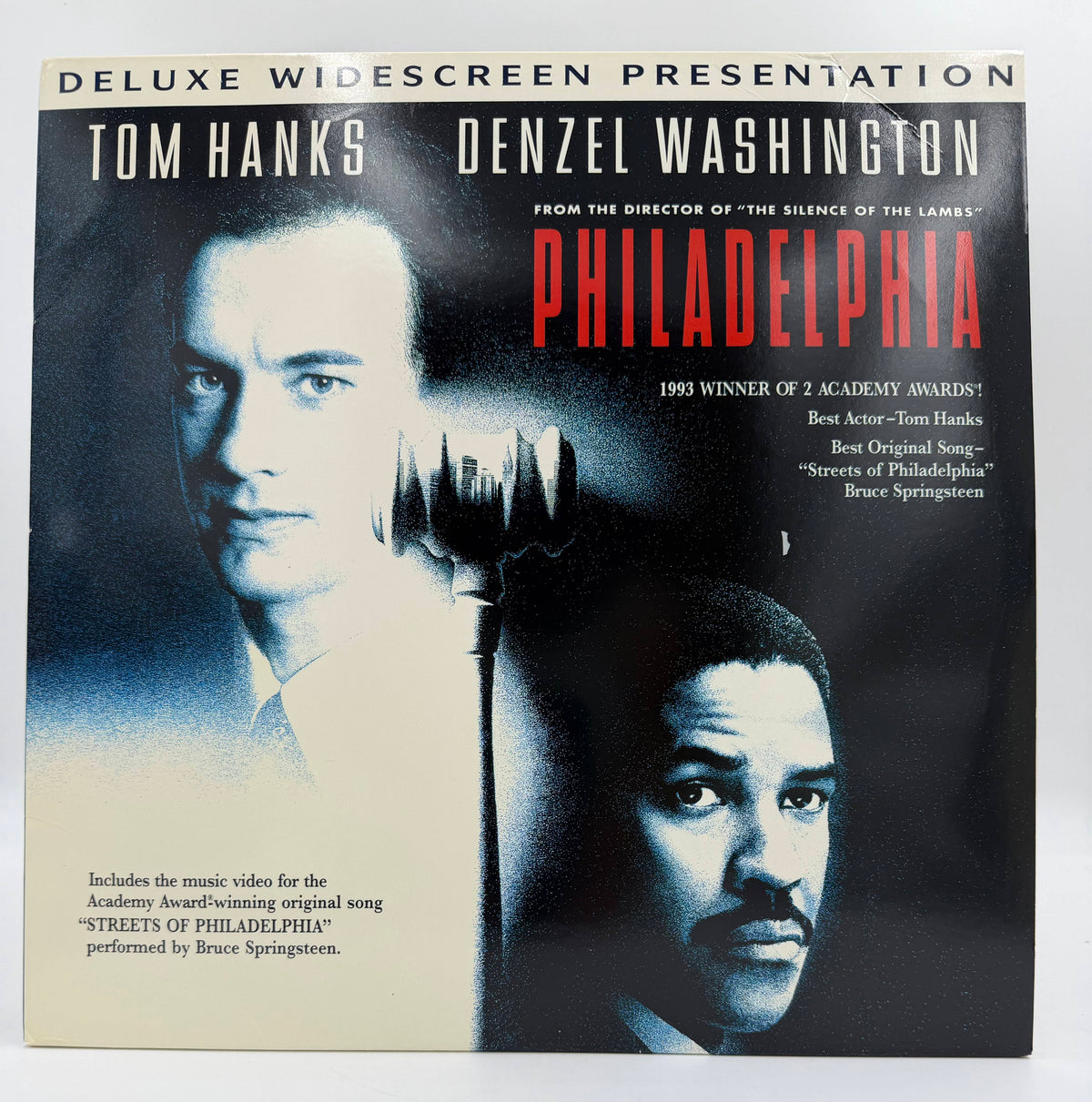 Philadelphia (1993 / 1994) Deluxe Widescreen Presentation – LaserDisc - VG+
