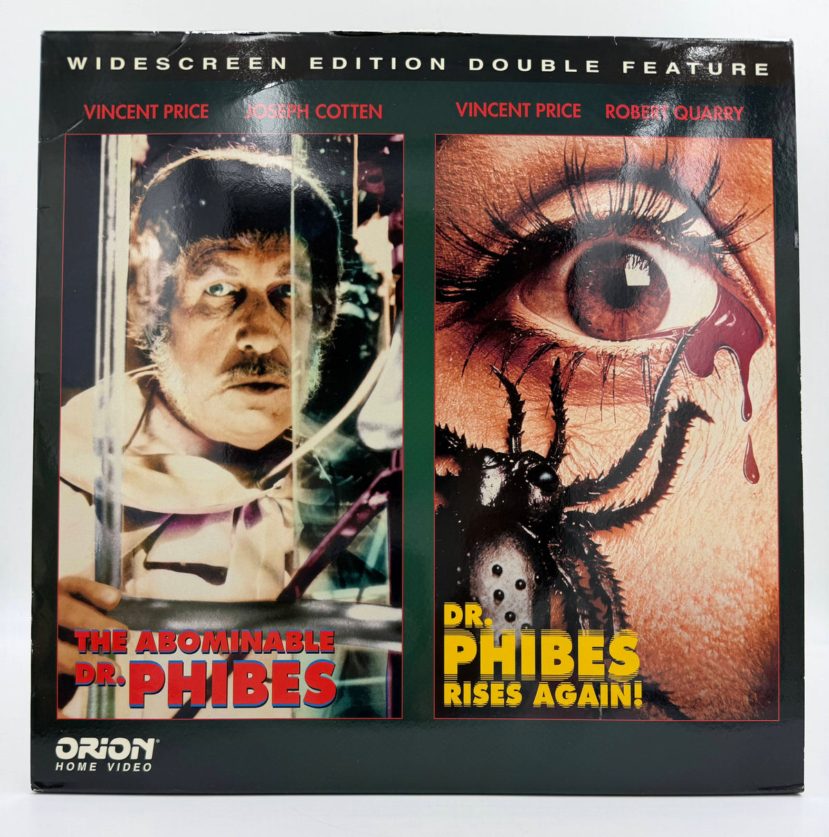 The Abominable Dr. Phibes / Dr. Phibes Rises Again! (1971–1972 / 1994) Widescreen Edition Double Feature – LaserDisc - VG+