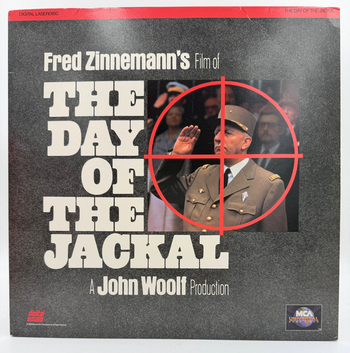 The Day of the Jackal (1973 / 1991) Standard Edition – LaserDisc - VG+