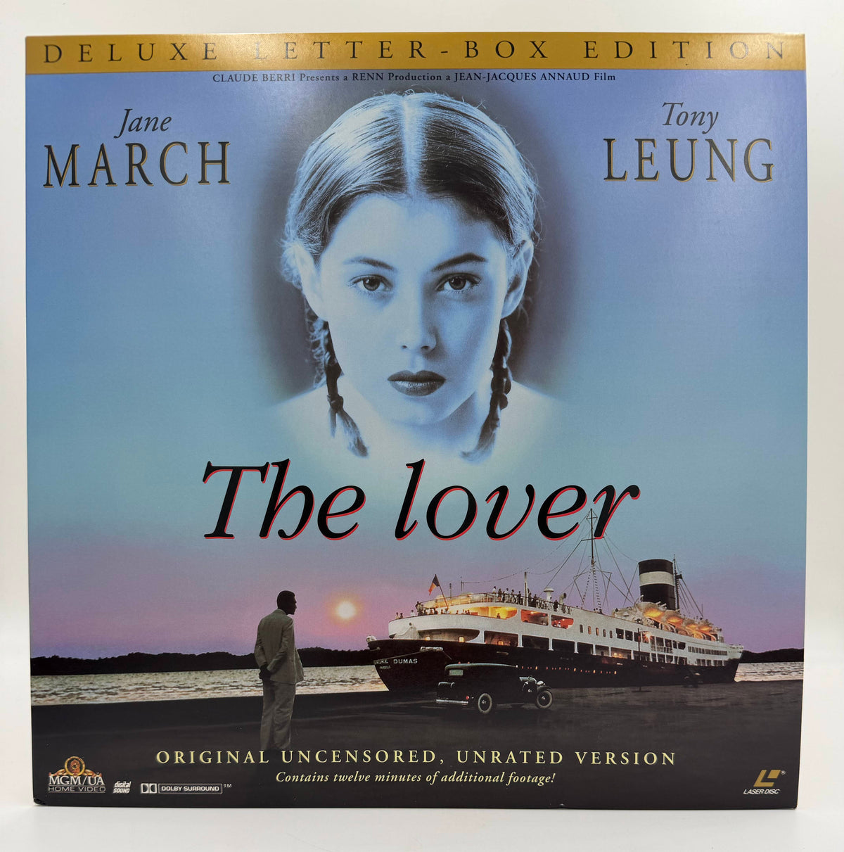 The Lover (1992 / 1993) Deluxe Letter-Box Edition – LaserDisc - EX