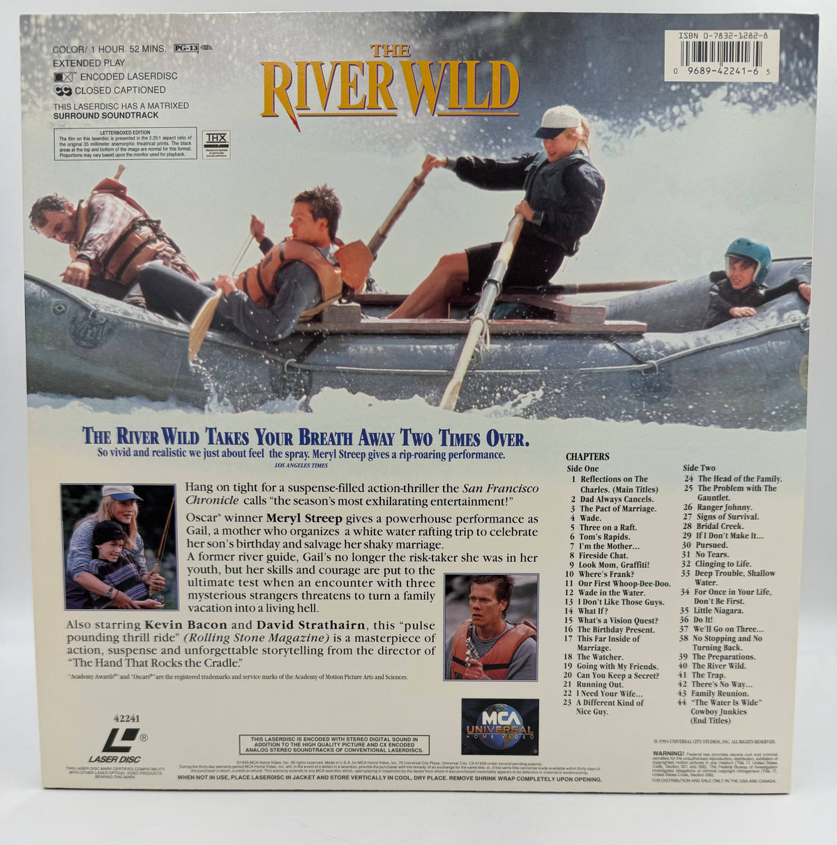 The River Wild (1994 / 1995) Letterboxed Edition – LaserDisc - EX