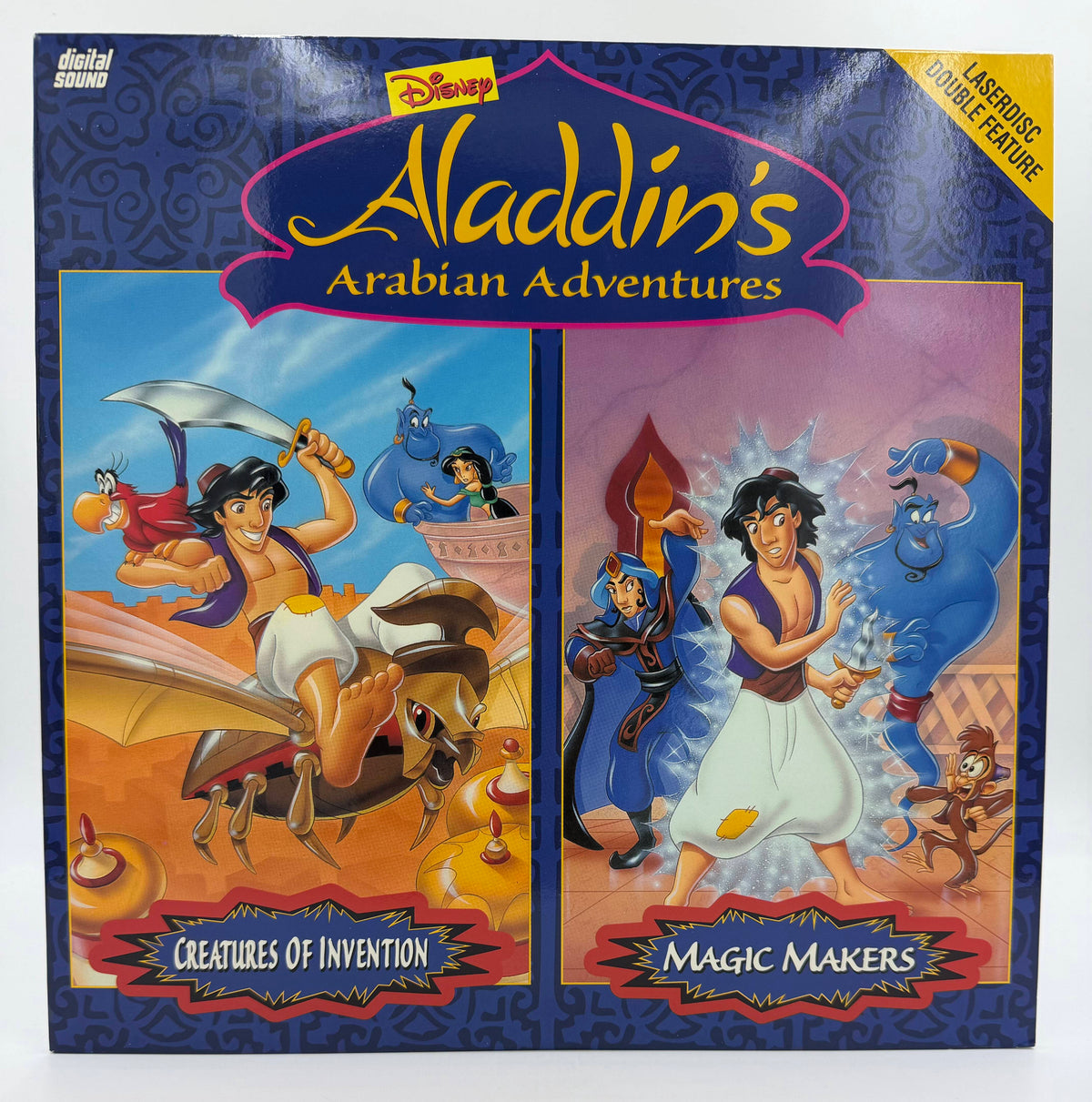 Disney's Aladdin's Arabian Adventures: Creatures of Invention / Magic Makers (1995) LaserDisc Double Feature - EX