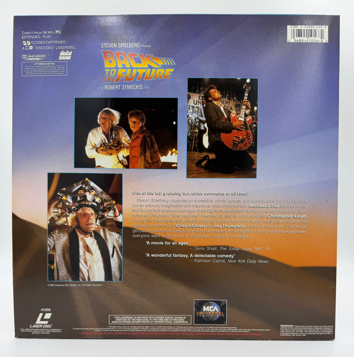 Back to the Future (1985 / 1991) Letterboxed Edition LaserDisc - EX