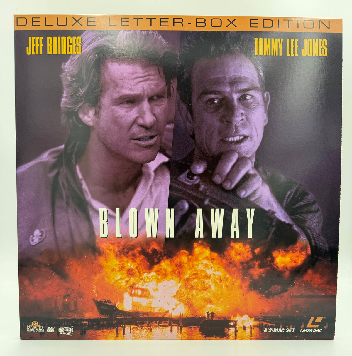 Blown Away (1994) Deluxe Letter-Box Edition 2-Disc Set – LaserDisc - EX