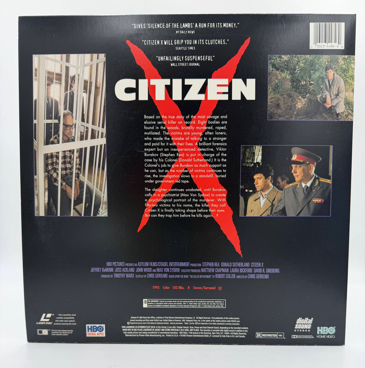 Citizen X (1995) HBO Pictures LaserDisc - EX