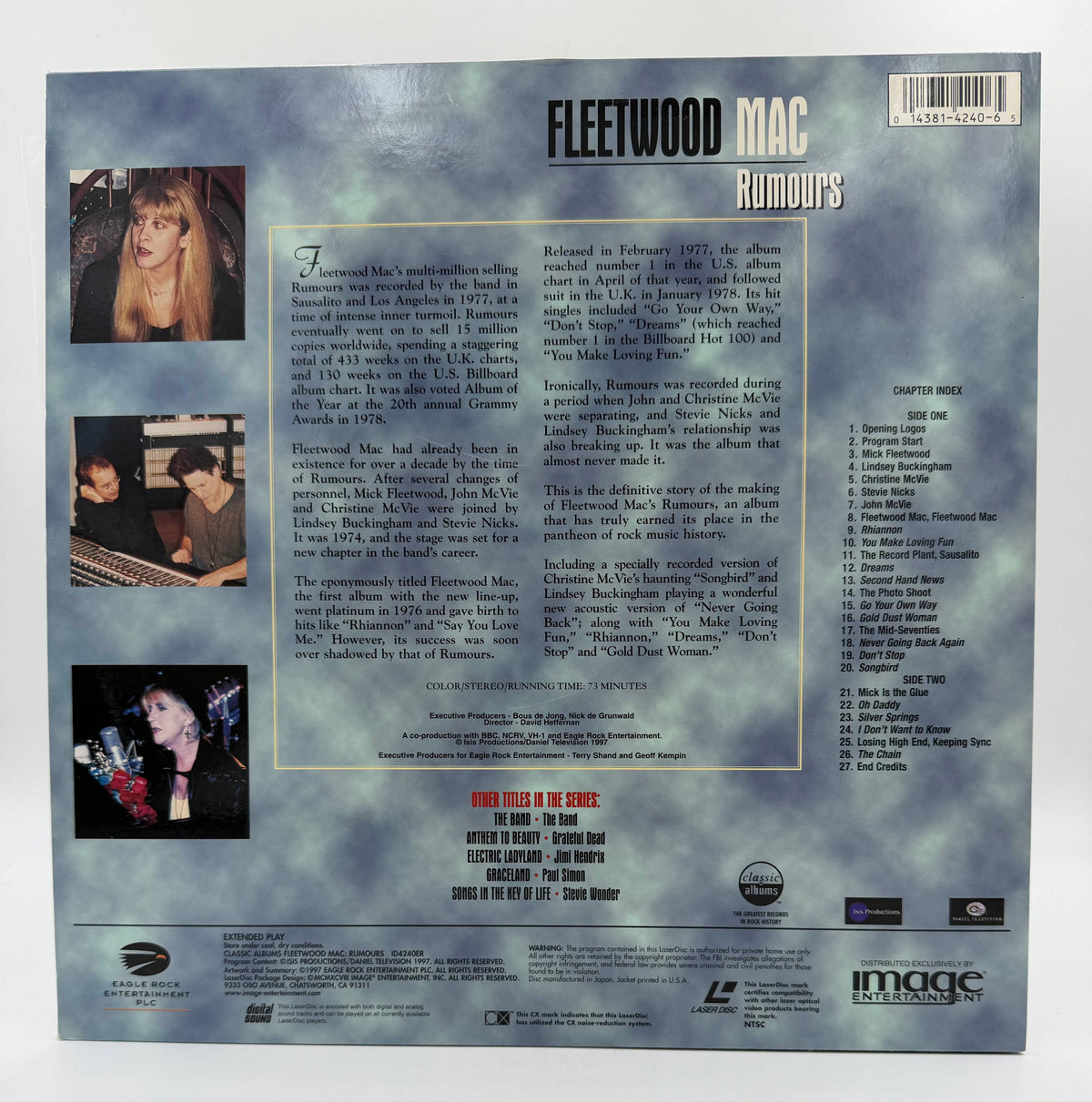 Fleetwood Mac: Rumours (1997) Classic Albums Series LaserDisc - EX