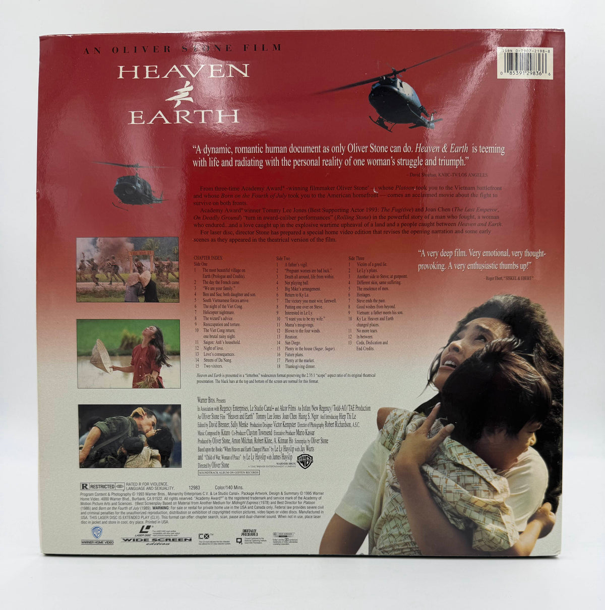 Heaven &  Earth (1993 / 1994) Special Home Video Widescreen Edition – LaserDisc - EX