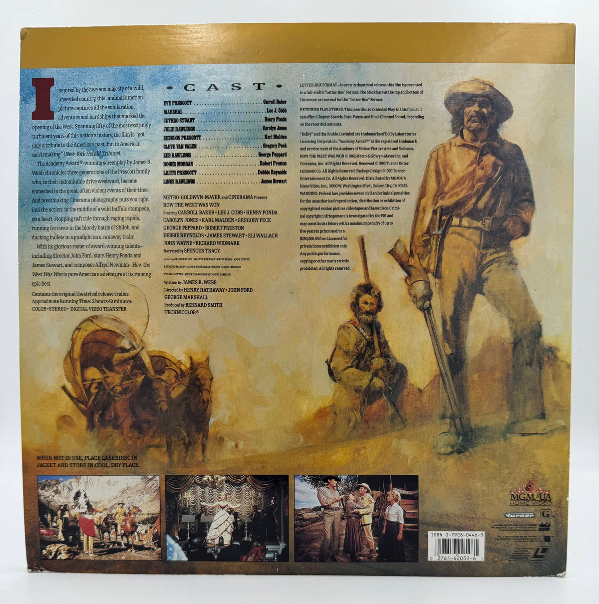 How the West Was Won (1962 / 1990) Deluxe Letter-Box Edition 2-Disc Set – LaserDisc - VG+