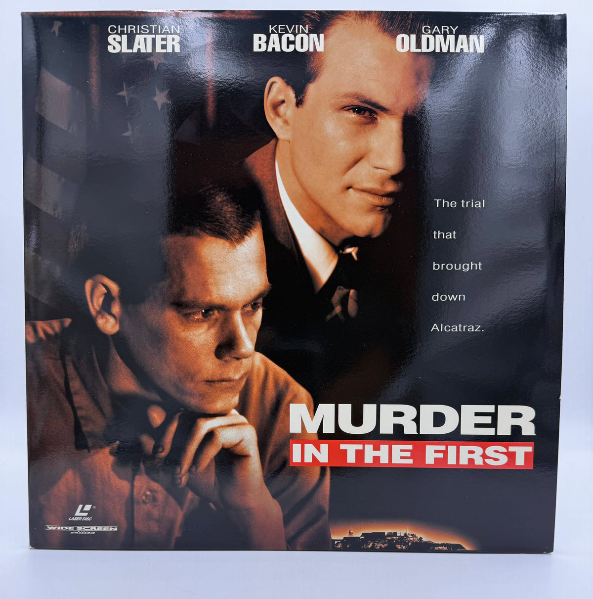 Murder in the First (1995) Widescreen Extended/Standard Play LaserDisc - EX