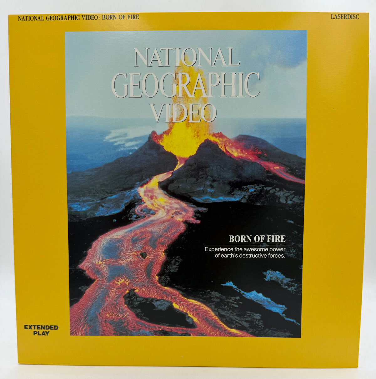 National Geographic Video: Born of Fire (1983 / 1987) Vestron Video / Image Entertainment LaserDisc - EX