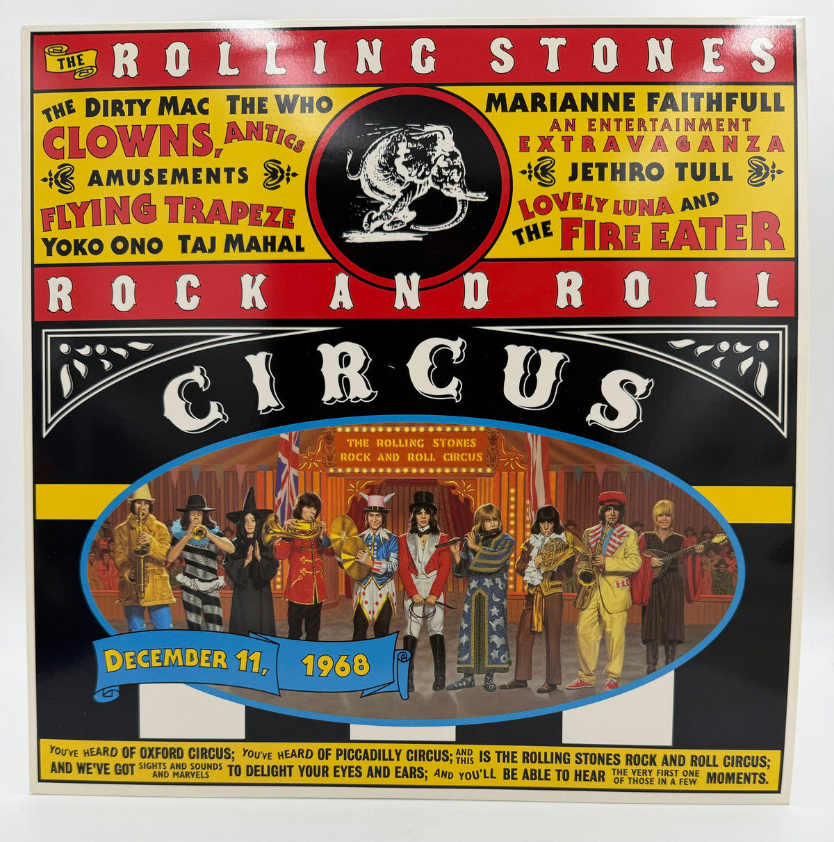 The Rolling Stones Rock and Roll Circus (1968 / 1995) ABKCO LaserDisc - EX