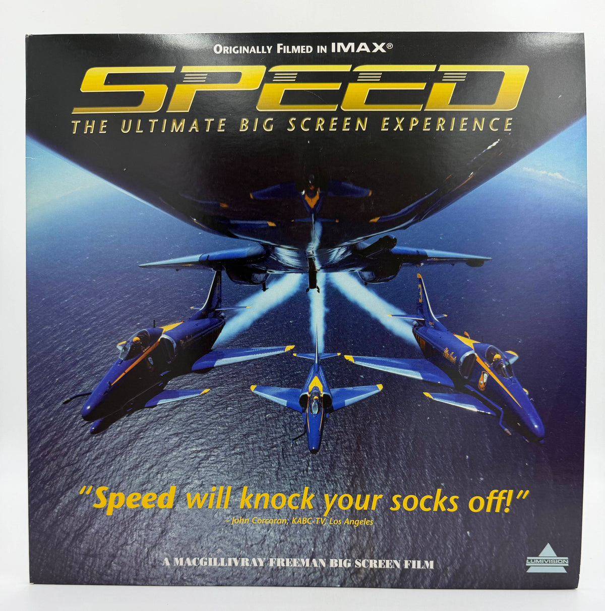Speed: The Ultimate Big Screen Experience (1994) Lumivision CAV Edition - LaserDisc - EX