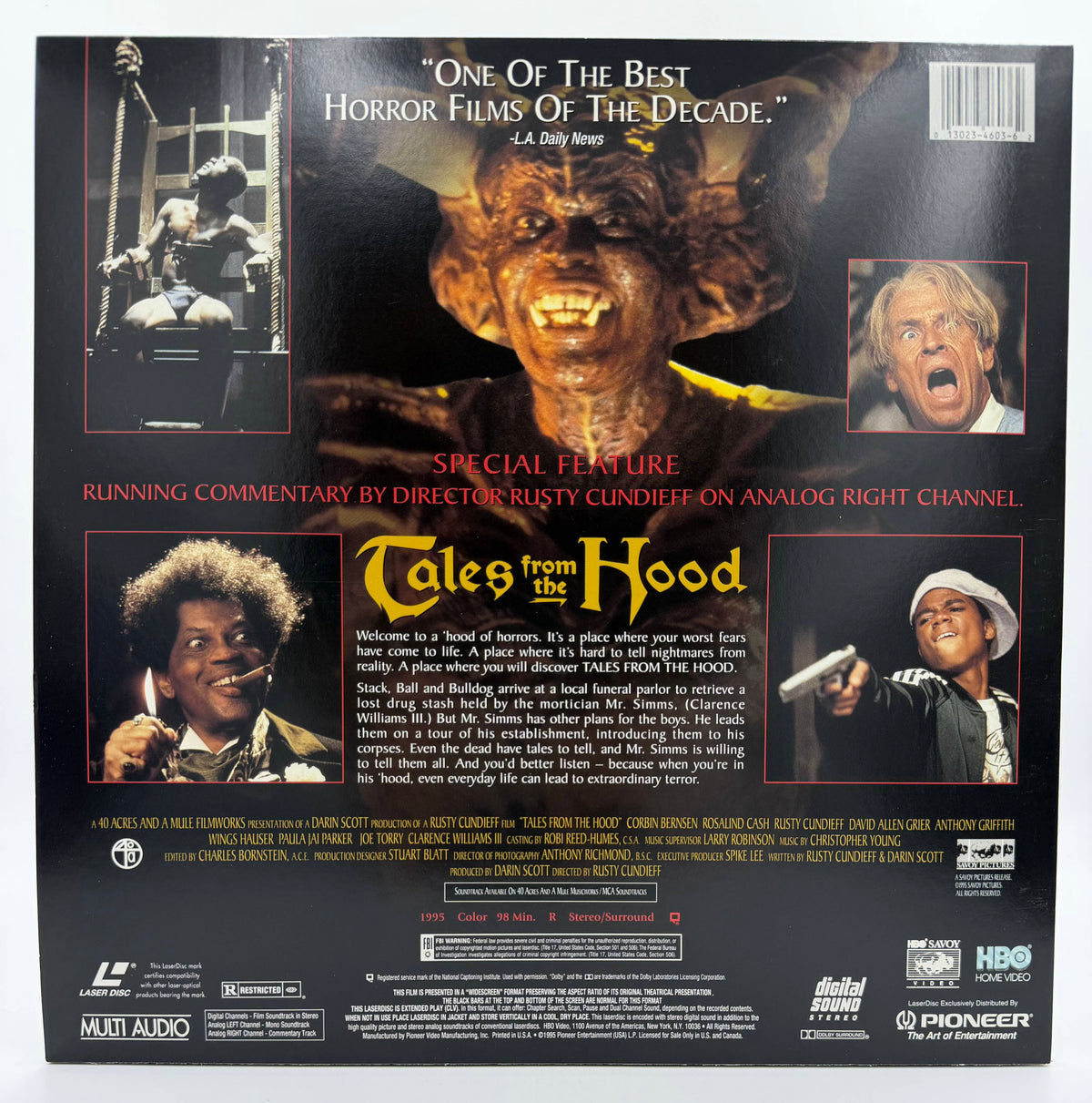 Tales from the Hood (1995) Special Widescreen Edition LaserDisc - EX Horror