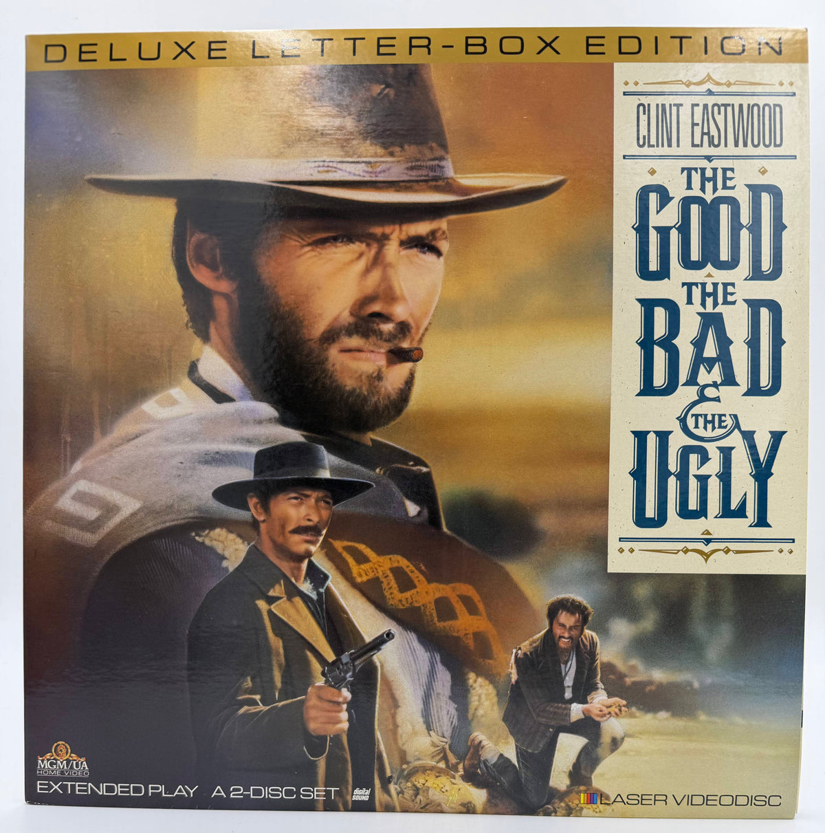 The Good, the Bad & the Ugly (1966) Deluxe Letter-Box Edition 2-Disc Set – LaserDisc - EX