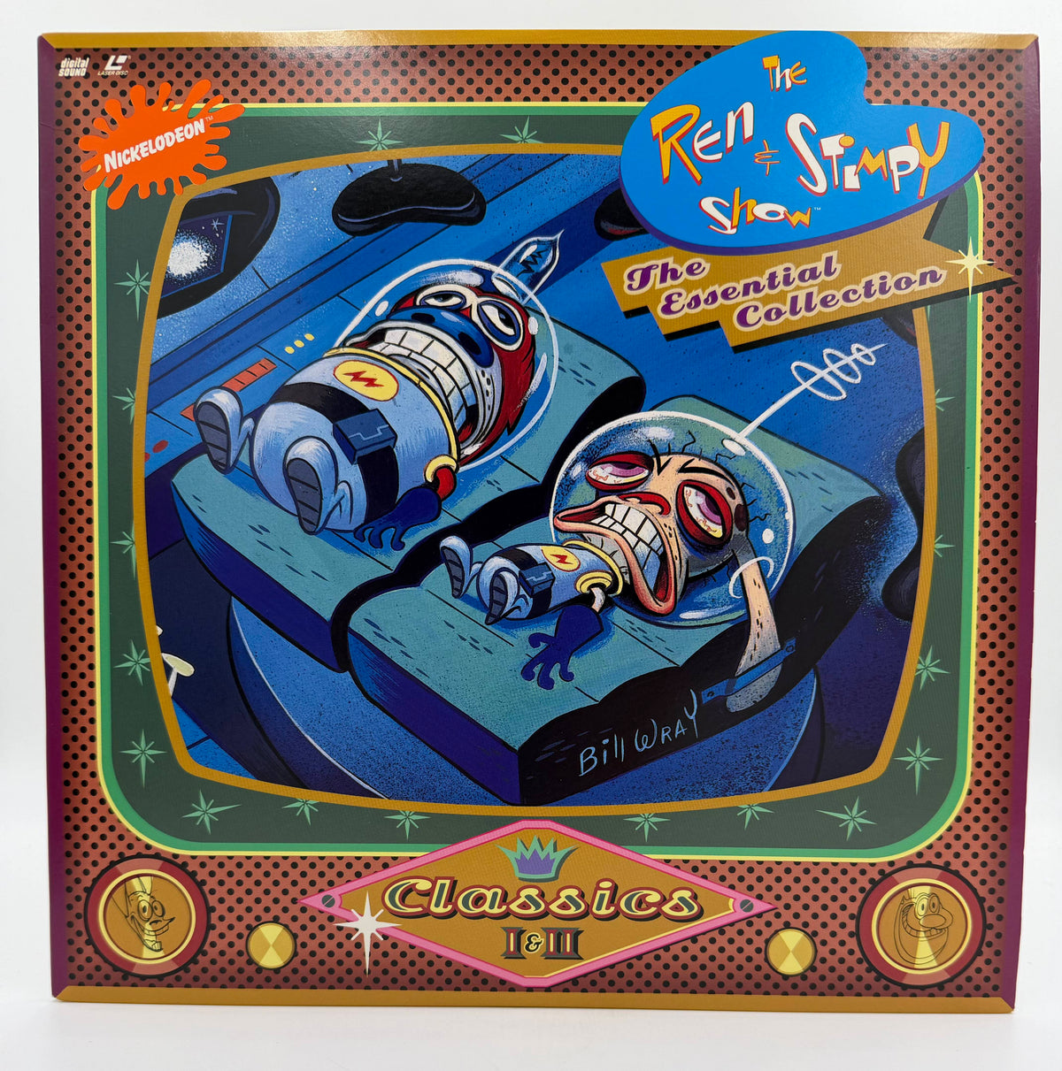 The Ren & Stimpy Show: The Essential Collection – Classics II (1994) Sony Wonder LaserDisc - EX Condition Very Rare