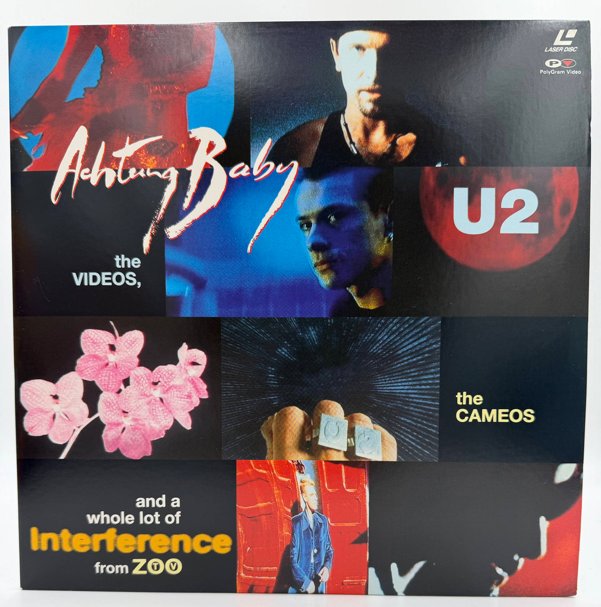 U2: Achtung Baby – The Videos, the Cameos, and a Whole Lot of Interference from ZOO TV (1992) PolyGram Video LaserDisc - EX