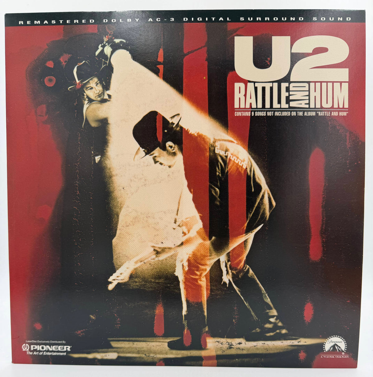 U2: Rattle and Hum (1988 / 1995) Remastered Dolby AC-3 Digital Surround Sound LaserDisc - EX