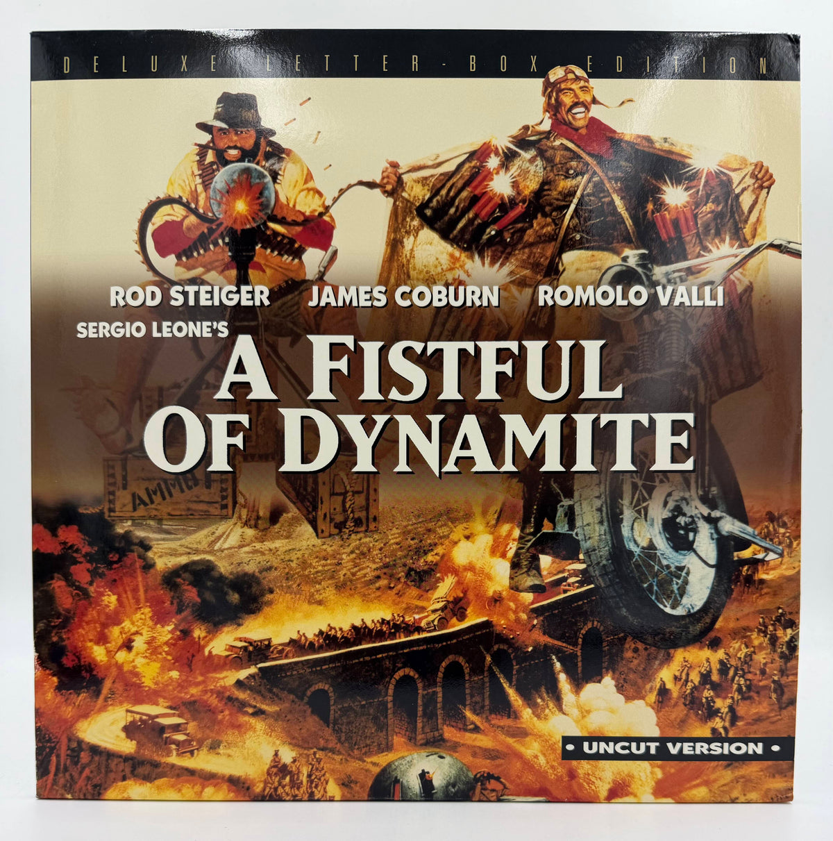 A Fistful of Dynamite [Duck, You Sucker!] (1971 / 1996) MGM/UA Home Video Deluxe Letter-Box Edition 2-Disc LaserDisc Set - EX