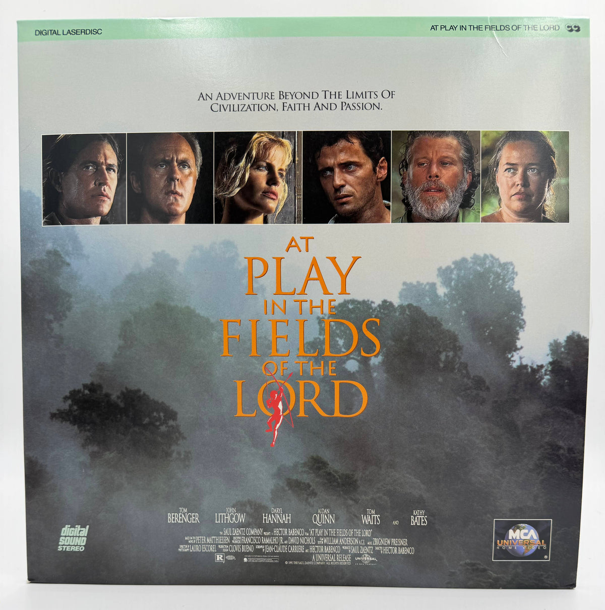 At Play in the Fields of the Lord (1991 / 1992) MCA Universal Home Video 2-Disc LaserDisc Set - EX