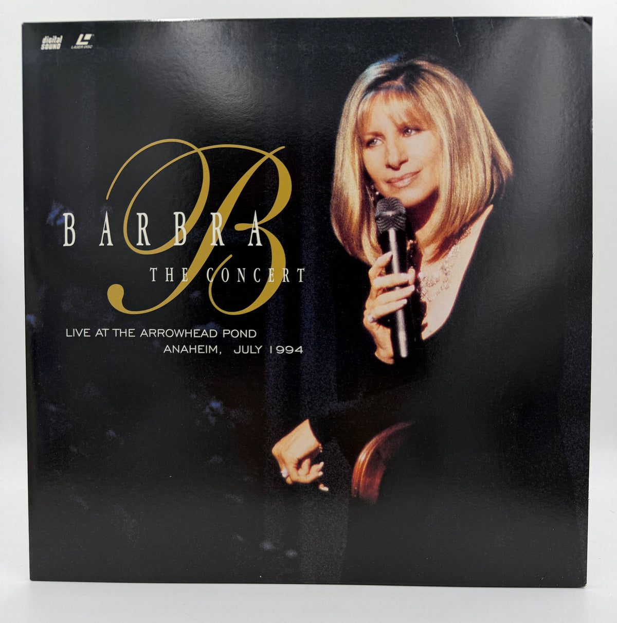 Barbra: The Concert - Live at the Arrowhead Pond Anaheim, July 1994 (1994) Columbia Music Video LaserDisc - EX