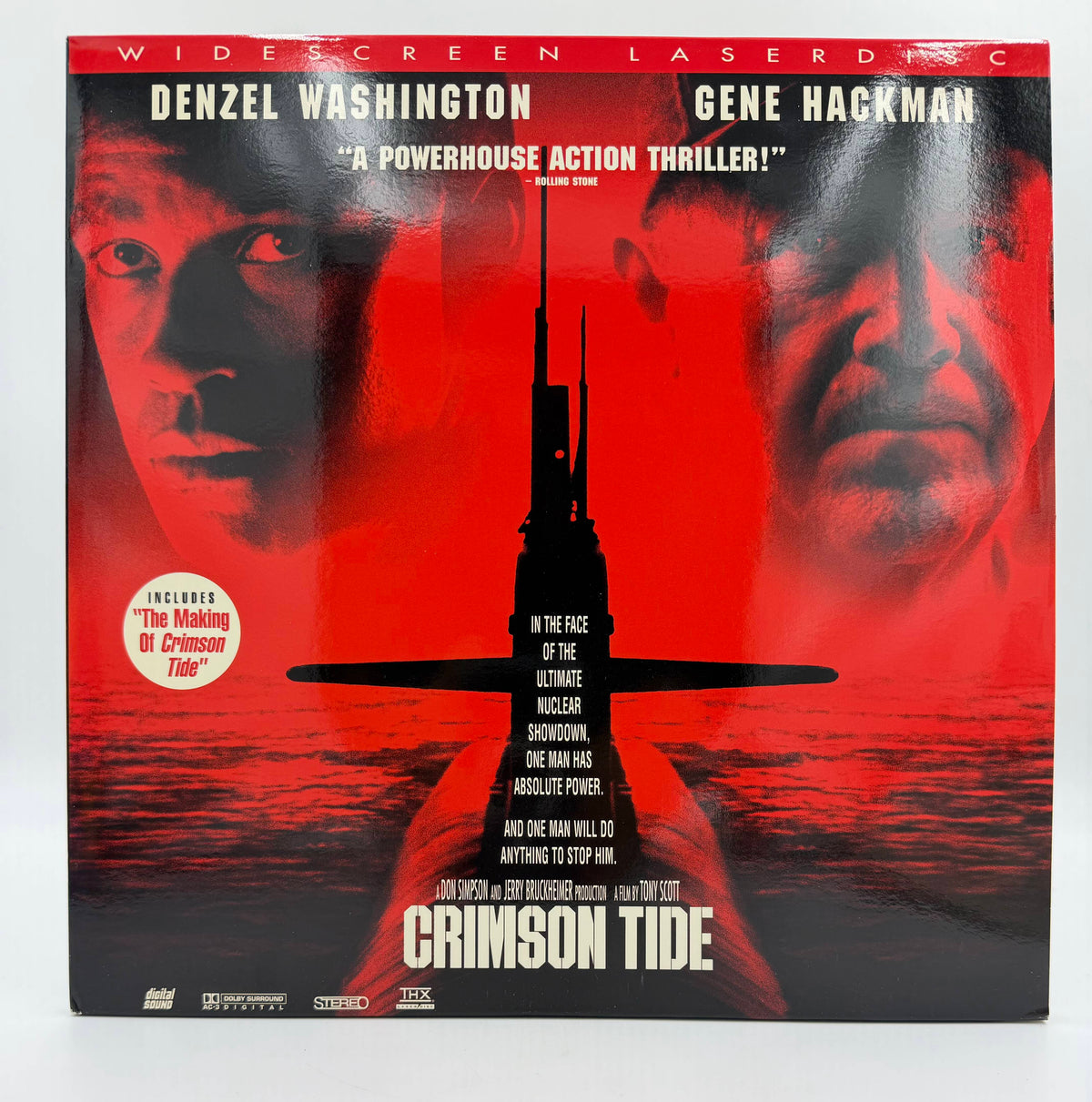 Crimson Tide: Widescreen Edition (1995 / 1996) Hollywood Pictures / Image Entertainment 2-Disc LaserDisc Set - EX