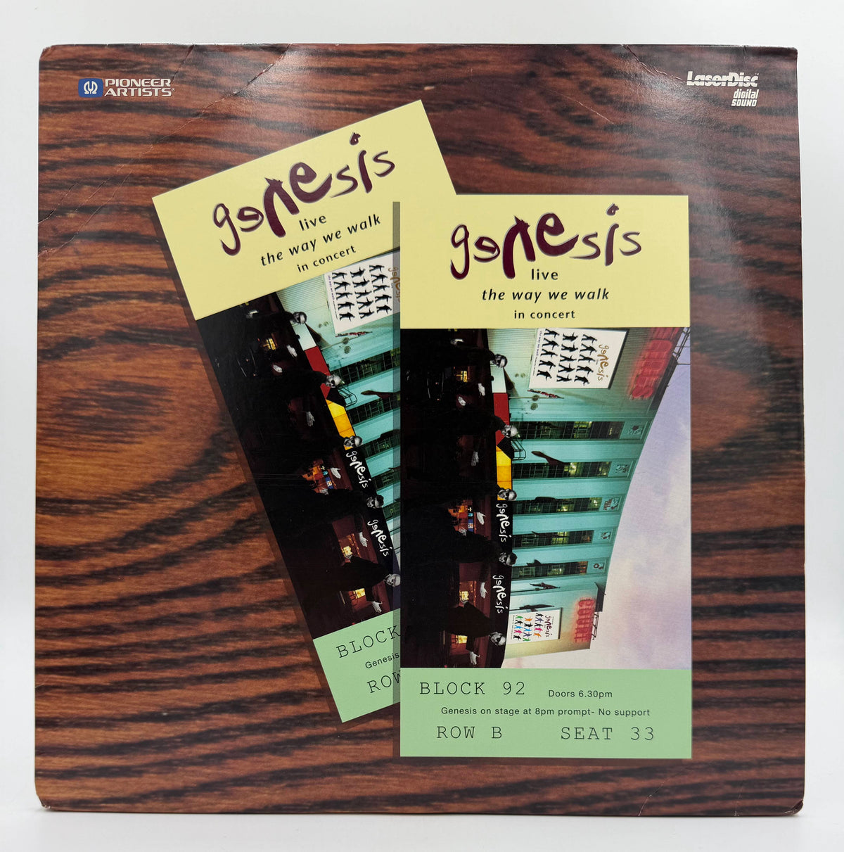 Genesis: Live - The Way We Walk in Concert (1992 / 1993) Pioneer Artists 2-Disc LaserDisc Set - VG