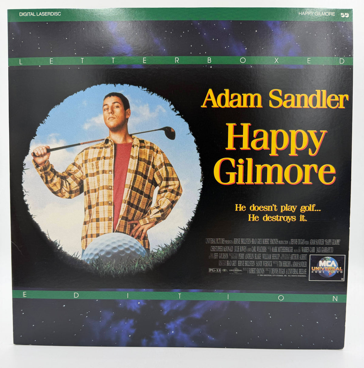 Happy Gilmore: Letterboxed Edition (1996) MCA Universal Home Video LaserDisc - VG+