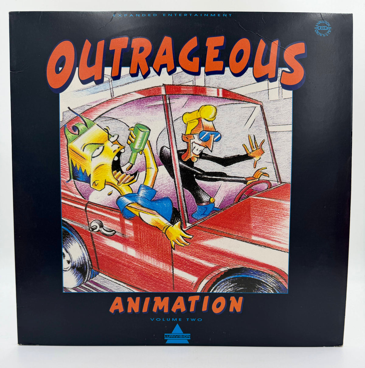 Outrageous Animation: Volume Two (1993) Lumivision / Expanded Entertainment CAV LaserDisc - VG+