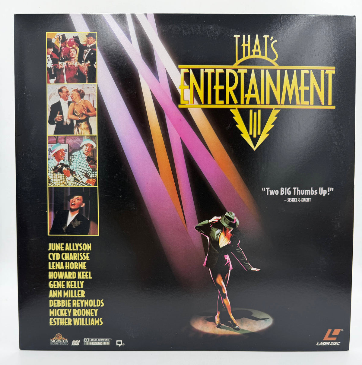 That's Entertainment! III: Letter-Box Format (1994) MGM/UA Home Video / Turner Entertainment LaserDisc - EX
