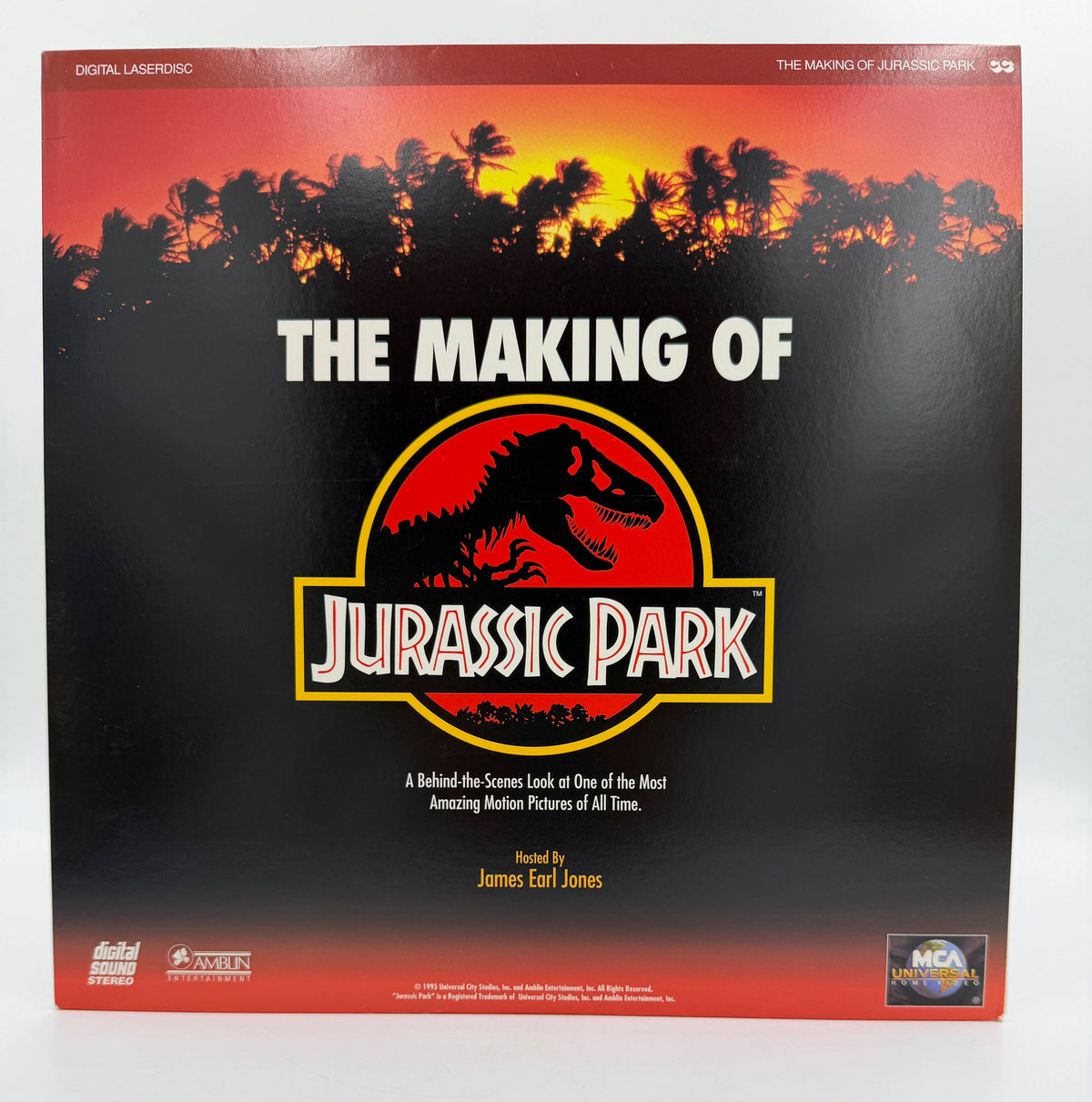 The Making of Jurassic Park (1995) MCA Universal Home Video THX LaserDisc - EX