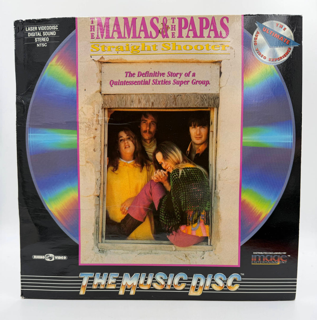 The Mamas & The Papas: Straight Shooter (1988 / 1989) Rhino Video / Image Entertainment "The Music Disc" LaserDisc - G