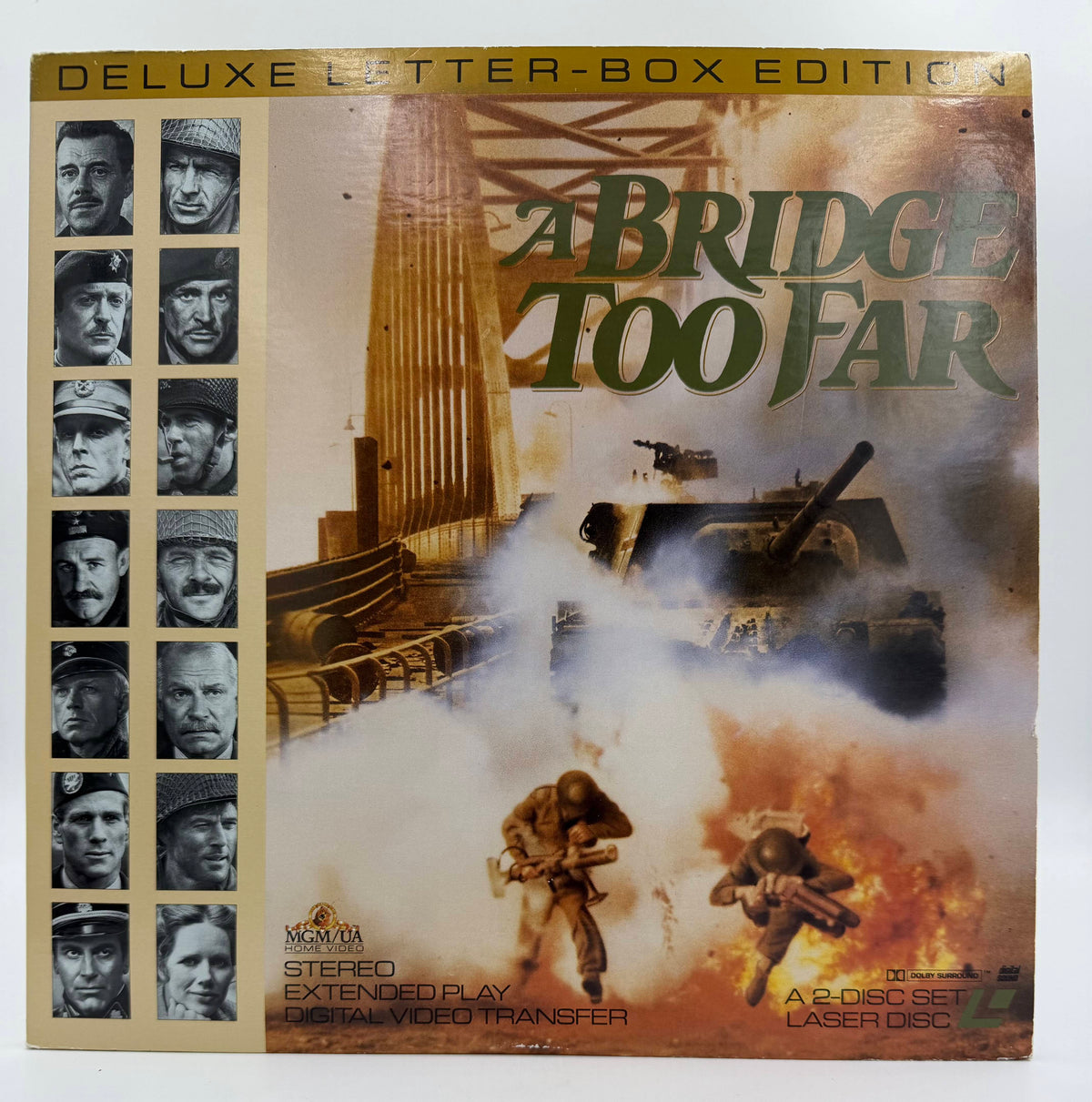 A Bridge Too Far (1977 / 1990) Deluxe Letter-Box Edition 2-Disc Set – LaserDisc - EX
