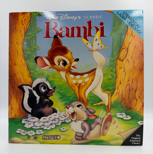 Walt Disney's Classic: Bambi (1942 / 1990) Stereo CAV LaserDisc Edition - EX