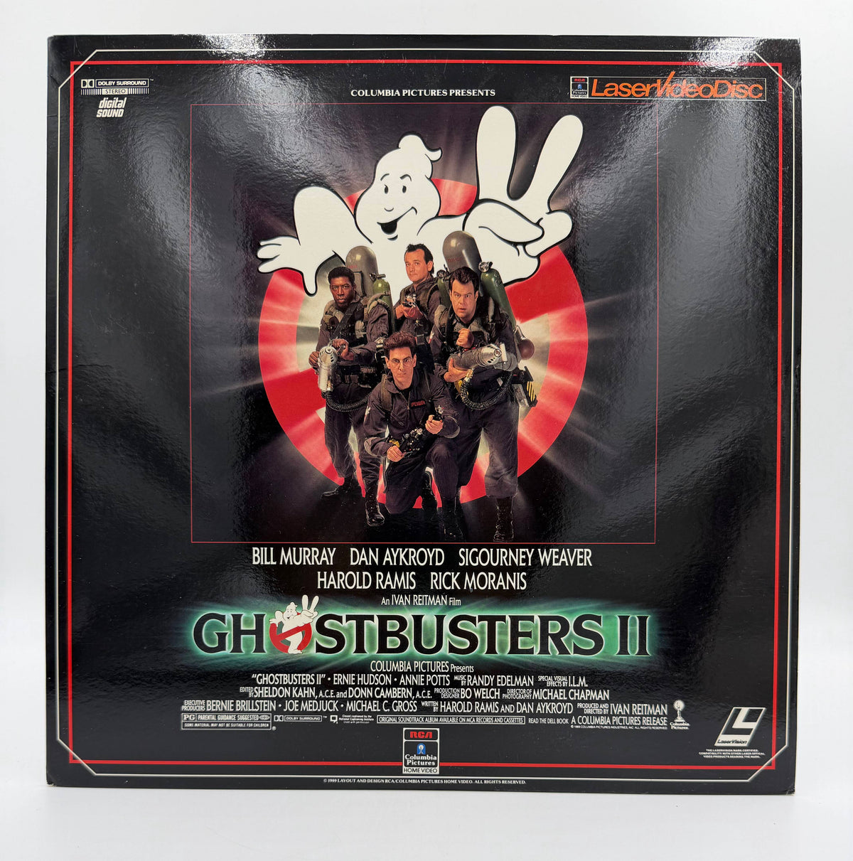 Ghostbusters II (1989) RCA/Columbia Pictures Home Video LaserDisc - EX