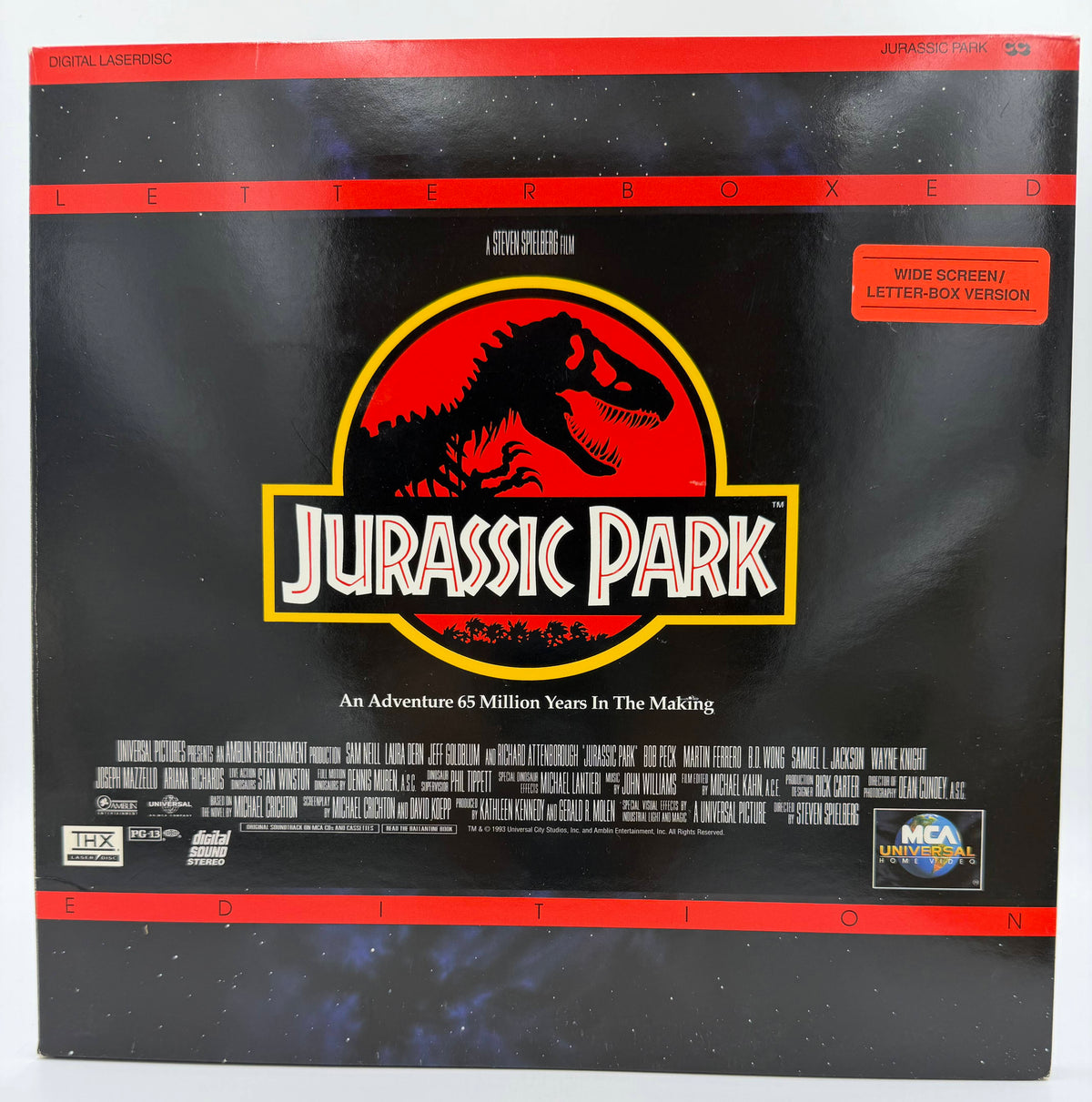 Jurassic Park (1993 / 1994) THX Letterboxed Edition 2-Disc Set – LaserDisc - EX