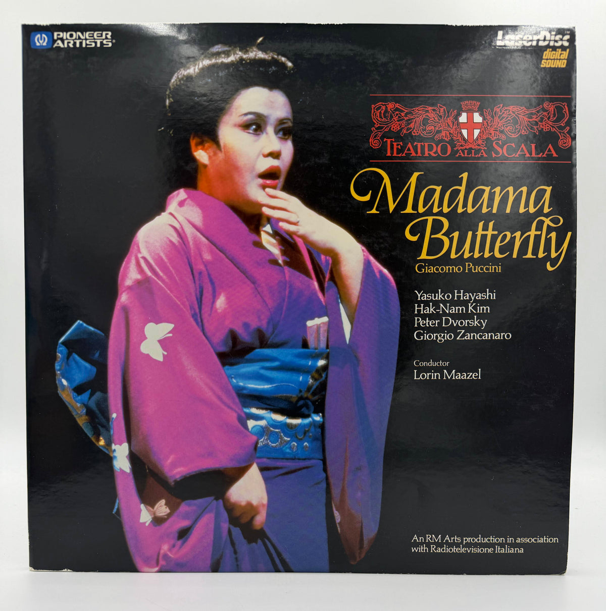 Madama Butterfly: Teatro alla Scala (1986) Pioneer Artists 2-Disc Set – LaserDisc - EX