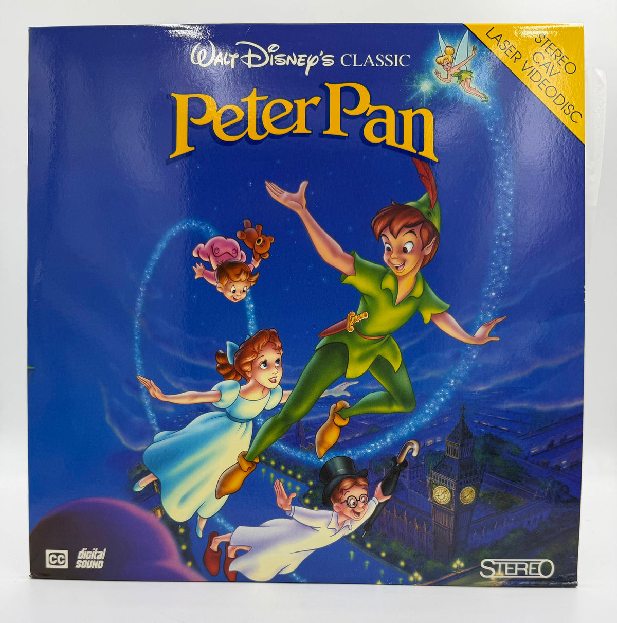 Walt Disney's Classic: Peter Pan (1953 / 1990) Buena Vista Home Video CAV 2-Disc Set – LaserDisc - EX