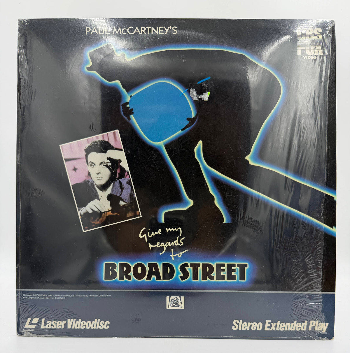 Paul McCartney's Give My Regards to Broad Street (1984 / 1985) CBS/FOX Video LaserDisc - EX