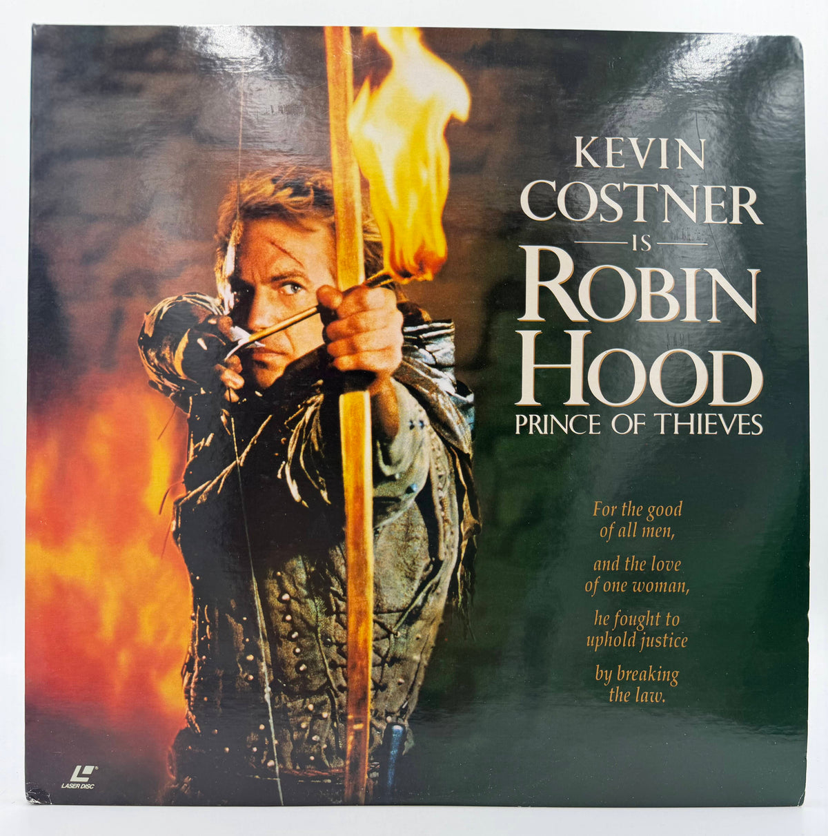 Robin Hood: Prince of Thieves (1991) Wide Screen Extended Play 2-Disc Set – LaserDisc - EX