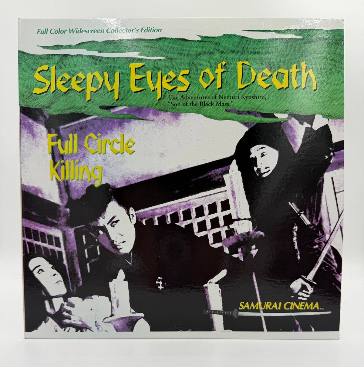 Sleepy Eyes of Death: Full Circle Killing (1964 / 1997) AnimeEigo Samurai Cinema LaserDisc - EX