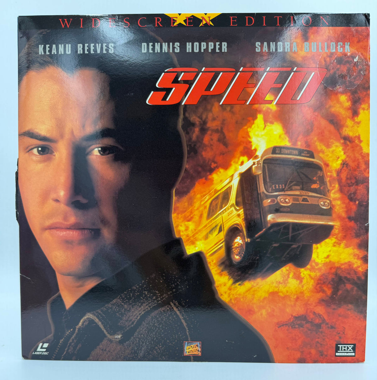 Speed (1994) Fox Video THX Special Widescreen Edition LaserDisc - VG+