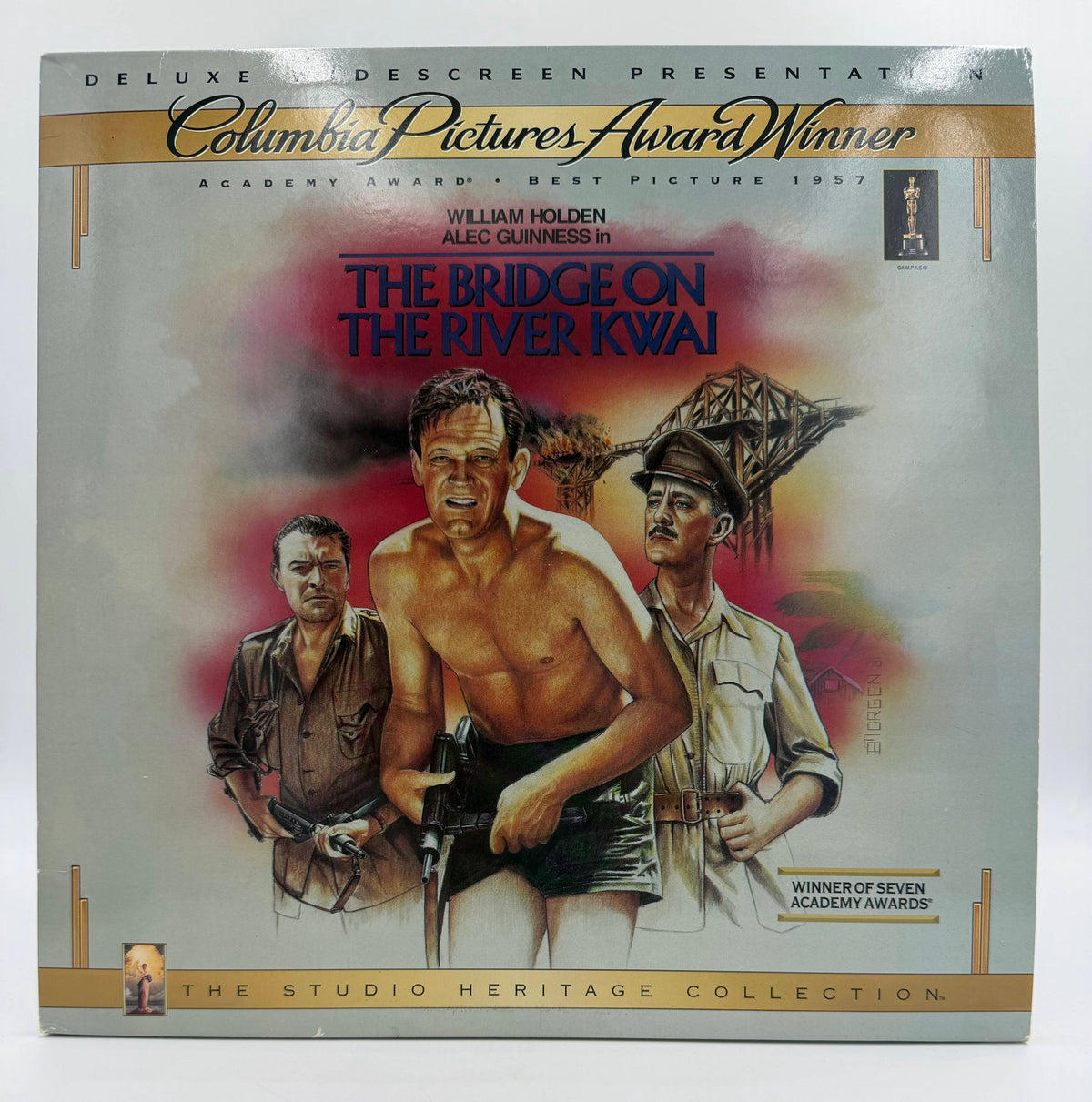 The Bridge on the River Kwai (1957 / 1992) Columbia TriStar Home Video Deluxe Widescreen Presentation 2-Disc Set – LaserDisc - EX