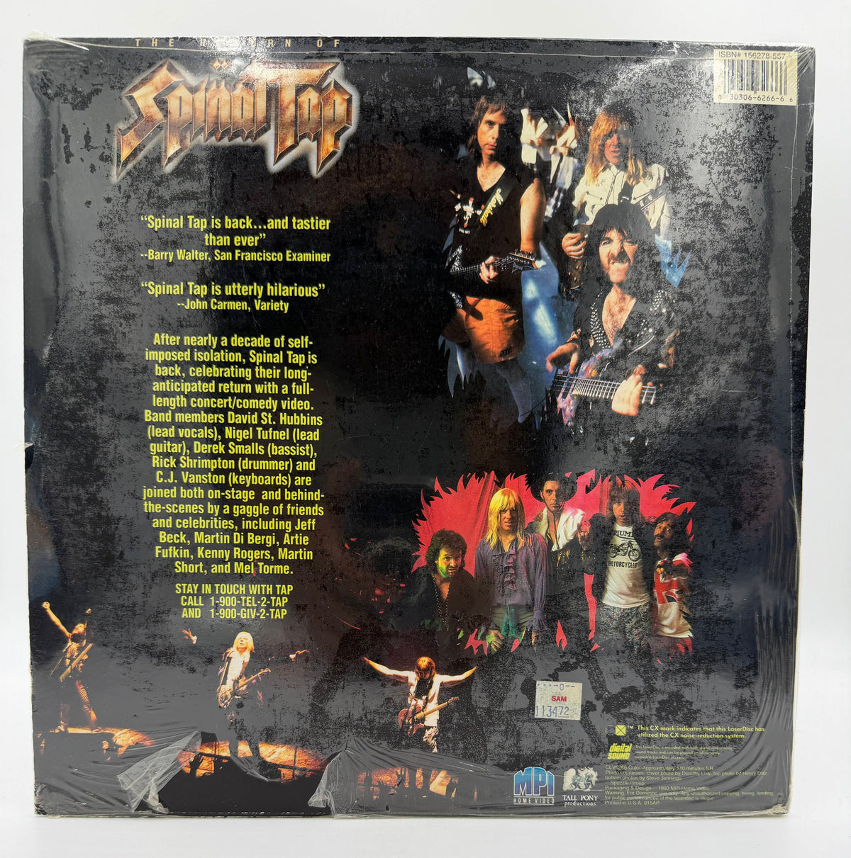 The Return of Spinal Tap (1992 / 1993) MPI Home Video LaserDisc - EX - Factory Sealed