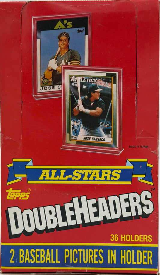 1990 Topps MLB Baseball All-Star Doubleheaders Box (36 Holders) Possible Ken Griffey Jr