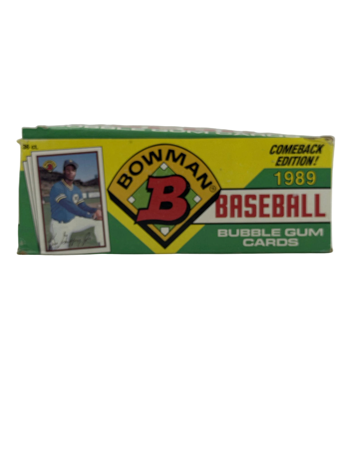 1989 Bowman MLB Baseball Unopened Wax Box (36 Packs) Possible Ken Griffey Jr Rookie