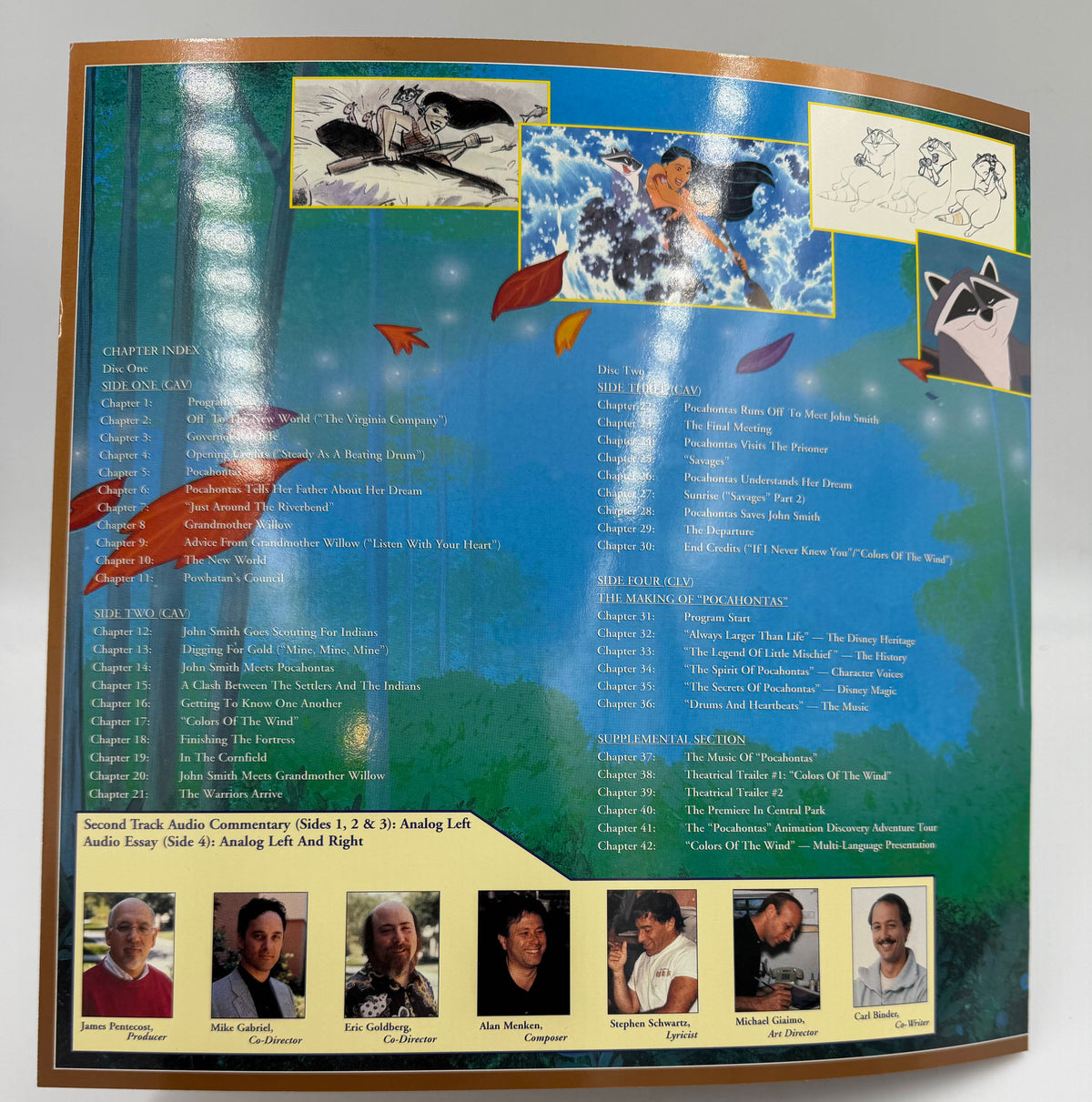 Walt Disney's Masterpiece: Pocahontas – Deluxe CAV LaserDisc Edition (1995 / 1996) 3-Disc Box Set - EX