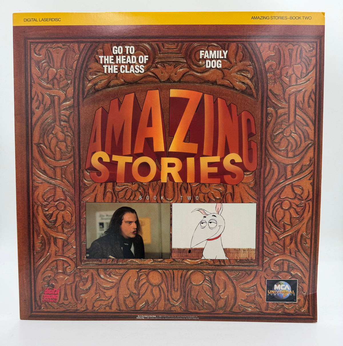 Amazing Stories: Book Two - Go to the Head of the Class &amp; Family Dog (1986–1987 / 1991) MCA Universal Home Video LaserDisc - VG+